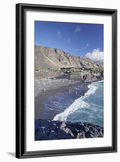 Playa De Charco Verde Beach, Puerto Naos, La Palma, Canary Islands, Spain, Atlantic, Europe-Markus Lange-Framed Photographic Print