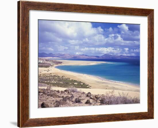 Playa De Jandia, Jandia Peninsula, Fuerteventura, Canary Islands, Spain, Atlantic, Europe-Nigel Francis-Framed Photographic Print