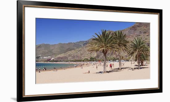 Playa De Las Teresitas Beach, San Andres, Tenerife, Canary Islands, Spain, Europe-Markus Lange-Framed Premium Photographic Print