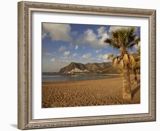 Playa de Las Teresitas in Early Morning Light, Tenerife, Canary Islands, Spain, Europe-Ian Egner-Framed Photographic Print
