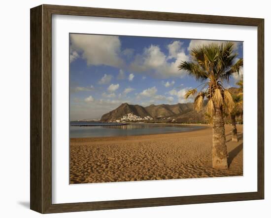 Playa de Las Teresitas in Early Morning Light, Tenerife, Canary Islands, Spain, Europe-Ian Egner-Framed Photographic Print