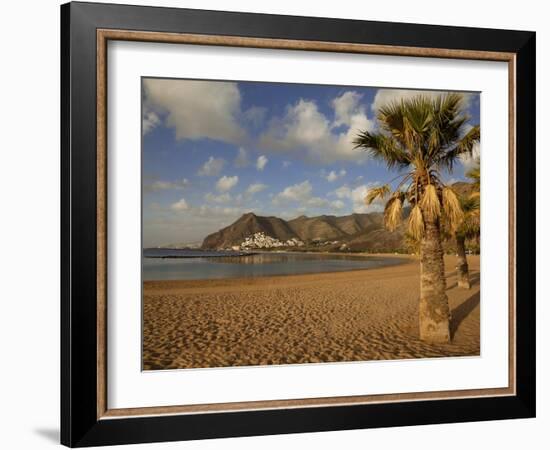 Playa de Las Teresitas in Early Morning Light, Tenerife, Canary Islands, Spain, Europe-Ian Egner-Framed Photographic Print