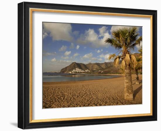 Playa de Las Teresitas in Early Morning Light, Tenerife, Canary Islands, Spain, Europe-Ian Egner-Framed Photographic Print