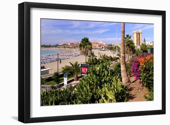 Playa De Las Vistas, Los Cristianos, Tenerife, Canary Islands, 2007-Peter Thompson-Framed Photographic Print