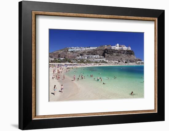 Playa De Los Amadores, Gran Canaria, Canary Islands, Spain, Atlantic, Europe-Markus Lange-Framed Photographic Print