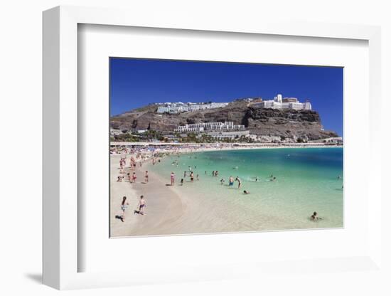 Playa De Los Amadores, Gran Canaria, Canary Islands, Spain, Atlantic, Europe-Markus Lange-Framed Photographic Print