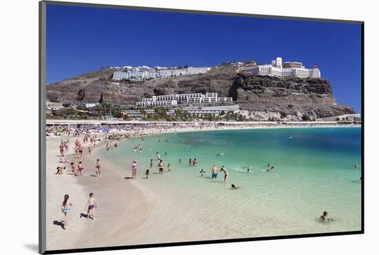Playa De Los Amadores, Gran Canaria, Canary Islands, Spain, Atlantic, Europe-Markus Lange-Mounted Photographic Print