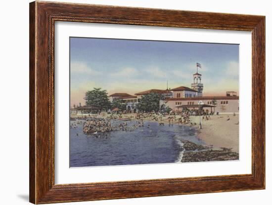 Playa De Marianao, Marianao Bathing Beach-American Photographer-Framed Photographic Print