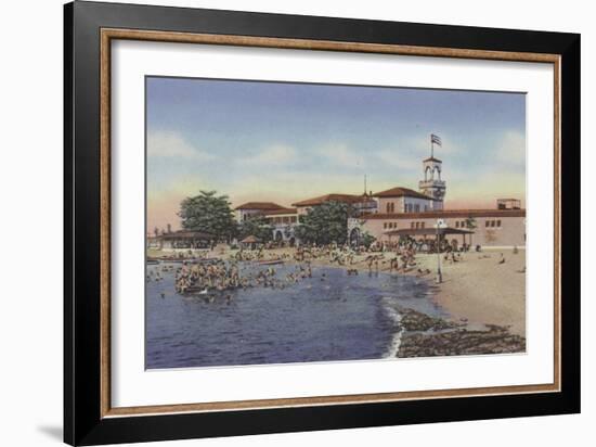 Playa De Marianao, Marianao Bathing Beach-American Photographer-Framed Photographic Print