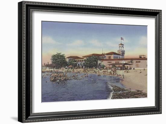 Playa De Marianao, Marianao Bathing Beach-American Photographer-Framed Photographic Print