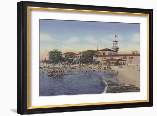 Playa De Marianao, Marianao Bathing Beach-American Photographer-Framed Photographic Print