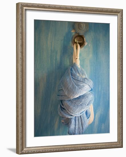 Playa Del Carmen, Mexico; a Hammock Hanging on a Wall in a Hotel-Dan Bannister-Framed Photographic Print