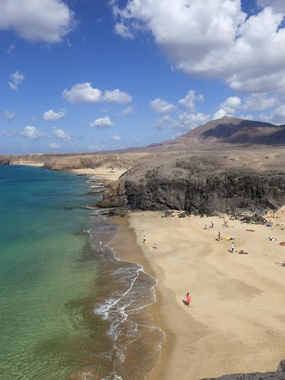 Playa Del Papagayo Near Playa Blanca Lanzarote Canary Islands Spain Photographic Print By Stuart Black Artcom