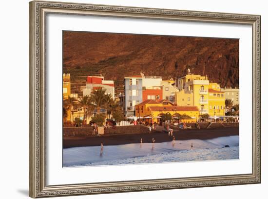 Playa Del Puerto Beach, Puerto De Tazacorte, La Palma, Canary Islands, Spain, Europe-Markus Lange-Framed Photographic Print