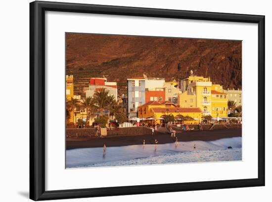Playa Del Puerto Beach, Puerto De Tazacorte, La Palma, Canary Islands, Spain, Europe-Markus Lange-Framed Photographic Print