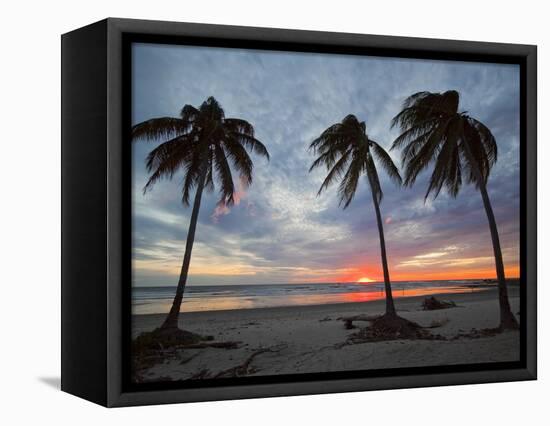 Playa Guiones Beach, Nosara, Nicoya Peninsula, Guanacaste Province, Costa Rica-Robert Francis-Framed Premier Image Canvas