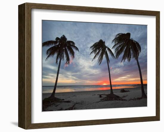 Playa Guiones Beach, Nosara, Nicoya Peninsula, Guanacaste Province, Costa Rica-Robert Francis-Framed Photographic Print