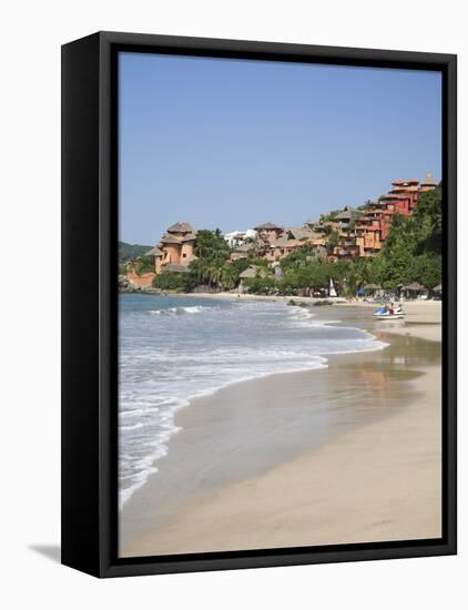 Playa La Ropa, Pacific Ocean, Zihuatanejo, Guerrero State, Mexico, North America-Wendy Connett-Framed Premier Image Canvas