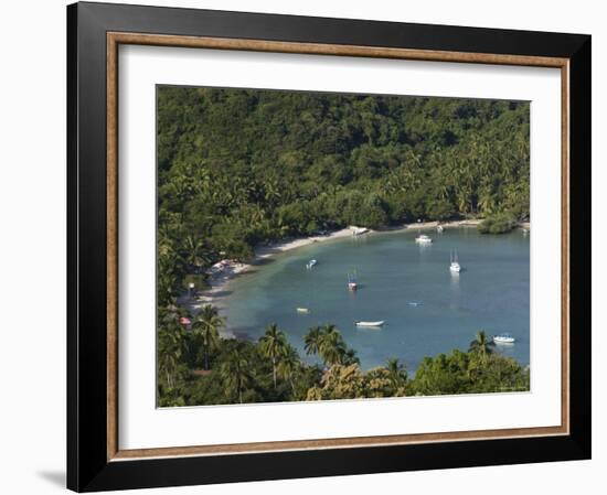 Playa Las Gatas, Zihuatanejo, Guerrero, Mexico-Walter Bibikow-Framed Photographic Print