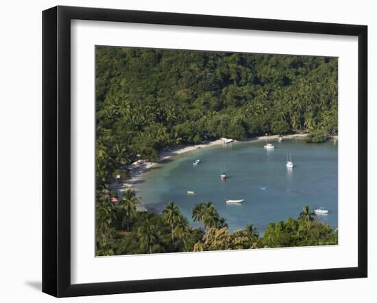 Playa Las Gatas, Zihuatanejo, Guerrero, Mexico-Walter Bibikow-Framed Photographic Print