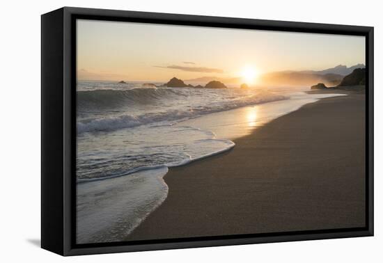 Playa los Angeles at dawn, Magdalena Department, Caribbean-Ben Pipe-Framed Premier Image Canvas