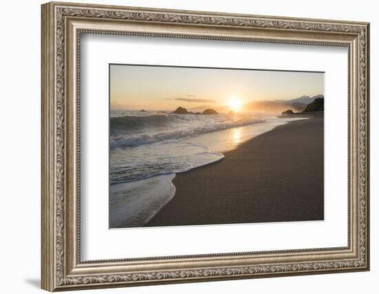 Playa los Angeles at dawn, Magdalena Department, Caribbean-Ben Pipe-Framed Photographic Print