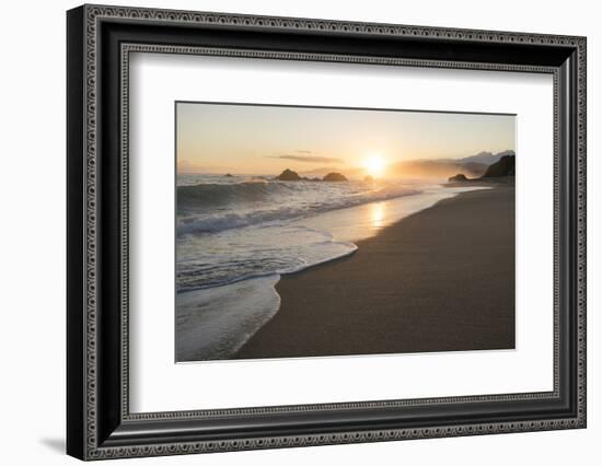 Playa los Angeles at dawn, Magdalena Department, Caribbean-Ben Pipe-Framed Photographic Print