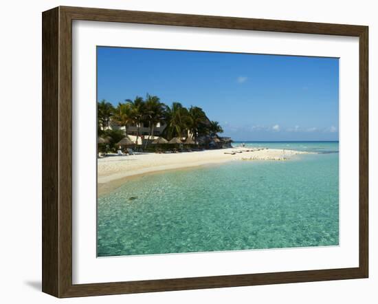 Playa Norte Beach, Isla Mujeres Island, Riviera Maya, Quintana Roo, Mexico, North America-null-Framed Photographic Print