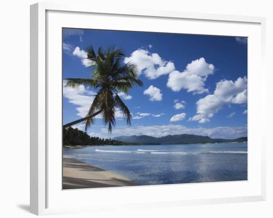 Playa Rincon Beach, Las Galeras, Samana Peninsula, Dominican Republic-Walter Bibikow-Framed Photographic Print