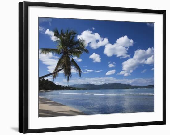 Playa Rincon Beach, Las Galeras, Samana Peninsula, Dominican Republic-Walter Bibikow-Framed Photographic Print