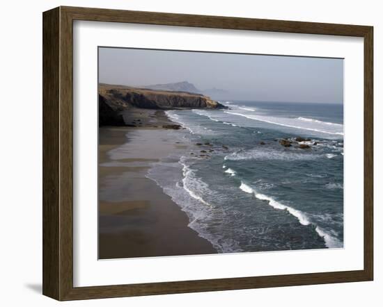 Playas De La Pared, Fuerteventura, Canary Islands, Spain, Atlantic, Europe-Hans Peter Merten-Framed Photographic Print