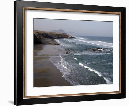 Playas De La Pared, Fuerteventura, Canary Islands, Spain, Atlantic, Europe-Hans Peter Merten-Framed Photographic Print