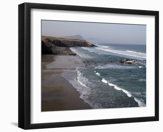 Playas De La Pared, Fuerteventura, Canary Islands, Spain, Atlantic, Europe-Hans Peter Merten-Framed Photographic Print