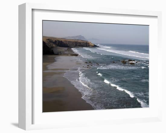 Playas De La Pared, Fuerteventura, Canary Islands, Spain, Atlantic, Europe-Hans Peter Merten-Framed Photographic Print