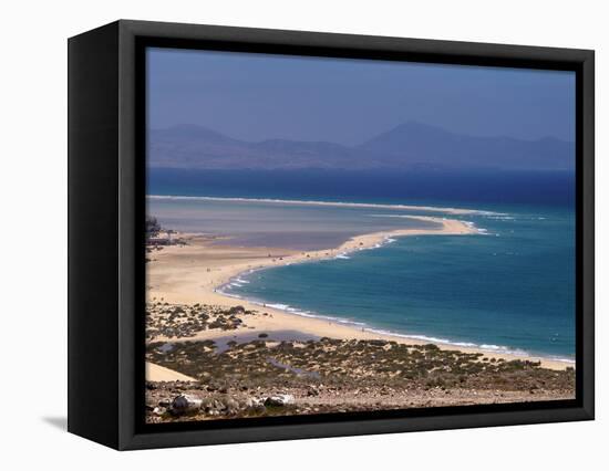 Playas De Sotavento, Fuerteventura, Canary Islands, Spain, Atlantic, Europe-Hans Peter Merten-Framed Premier Image Canvas