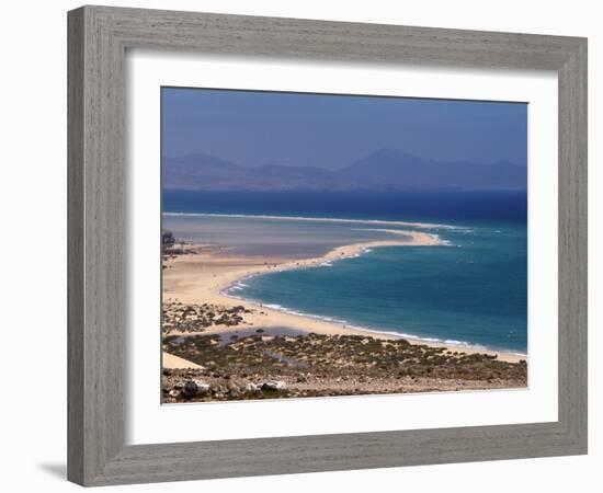 Playas De Sotavento, Fuerteventura, Canary Islands, Spain, Atlantic, Europe-Hans Peter Merten-Framed Photographic Print