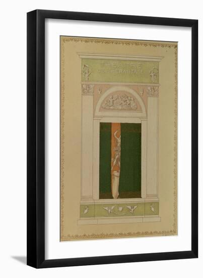 Playbill Cover for Contemporary Ballet, 1902-Léon Bakst-Framed Giclee Print