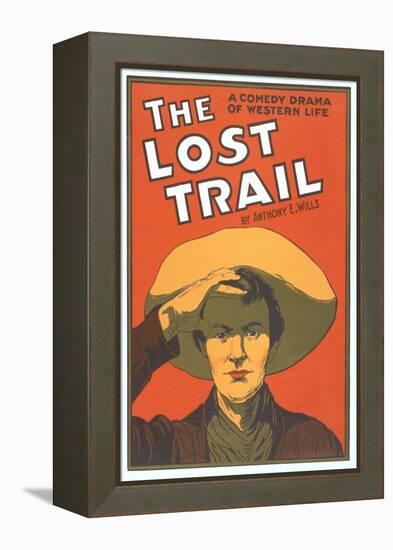 Playbill for the Lost Trail-null-Framed Stretched Canvas