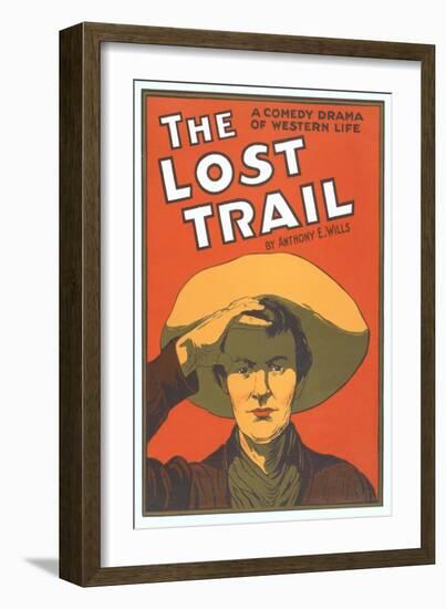 Playbill for the Lost Trail-null-Framed Premium Giclee Print