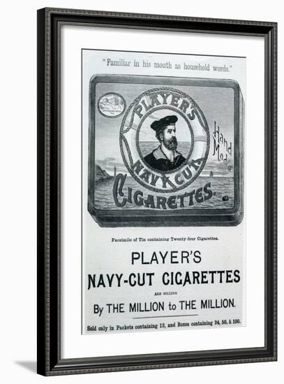 Player's Navy Cut Cigarettes, 20th Century-null-Framed Giclee Print