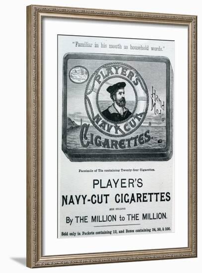 Player's Navy Cut Cigarettes, 20th Century-null-Framed Giclee Print