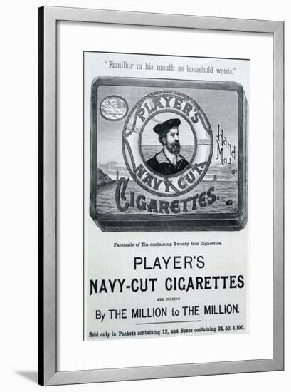 Player's Navy Cut Cigarettes, 20th Century-null-Framed Giclee Print