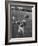 Players Don McClelland and Bobby Conrad During a Pre Season Practice of Texas A and M Football Team-Joe Scherschel-Framed Photographic Print