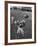 Players Don McClelland and Bobby Conrad During a Pre Season Practice of Texas A and M Football Team-Joe Scherschel-Framed Photographic Print