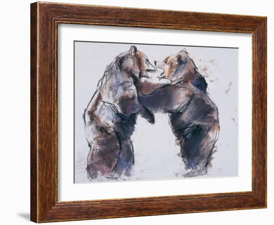 Playfight, 2001-Mark Adlington-Framed Giclee Print