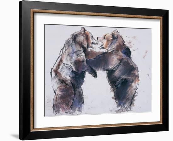 Playfight, 2001-Mark Adlington-Framed Giclee Print