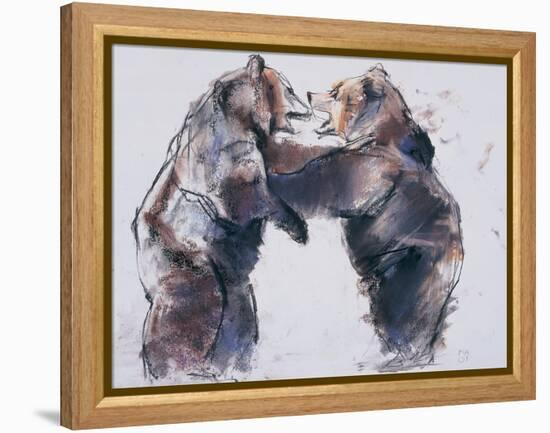 Playfight, 2001-Mark Adlington-Framed Premier Image Canvas