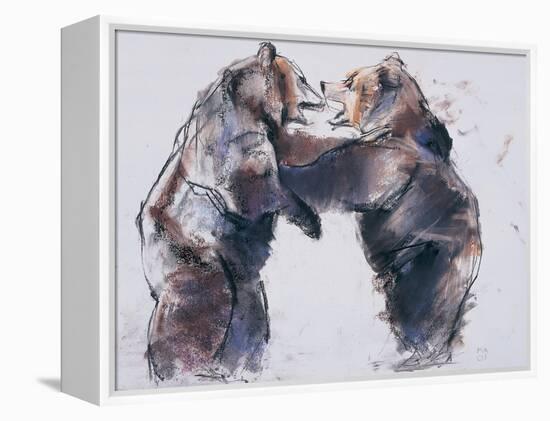 Playfight, 2001-Mark Adlington-Framed Premier Image Canvas