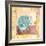 Playful Elephant-Robbin Rawlings-Framed Art Print