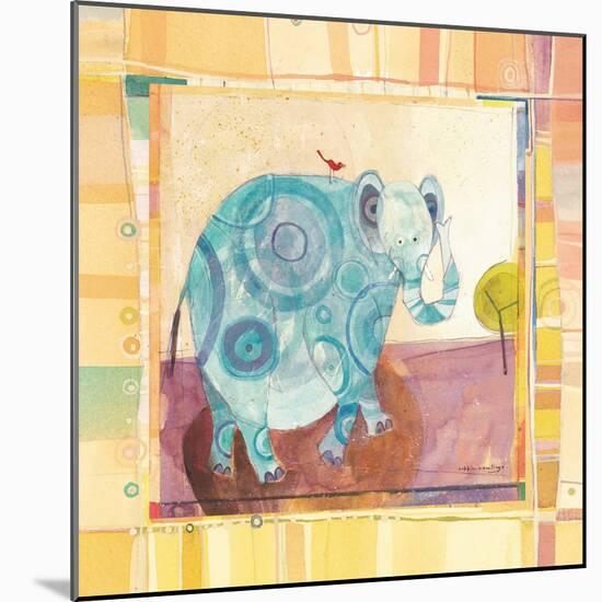 Playful Elephant-Robbin Rawlings-Mounted Art Print